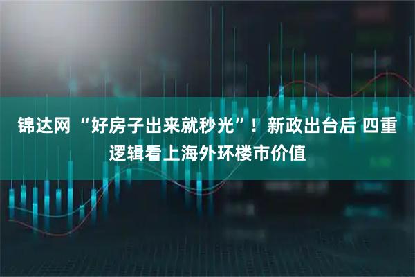 锦达网 “好房子出来就秒光”！新政出台后 四重逻辑看上海外环楼市价值