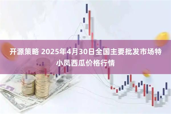 开源策略 2025年4月30日全国主要批发市场特小凤西瓜价格行情