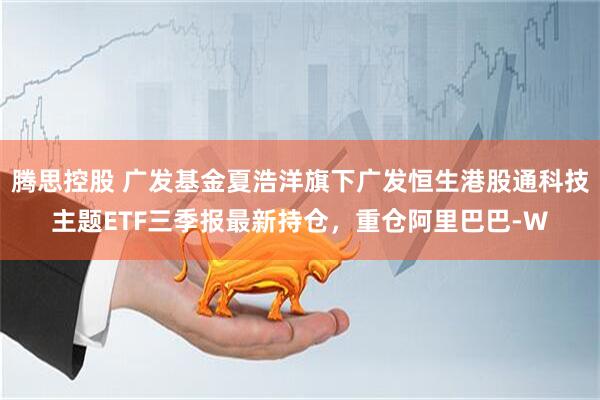 腾思控股 广发基金夏浩洋旗下广发恒生港股通科技主题ETF三季报最新持仓，重仓阿里巴巴-W